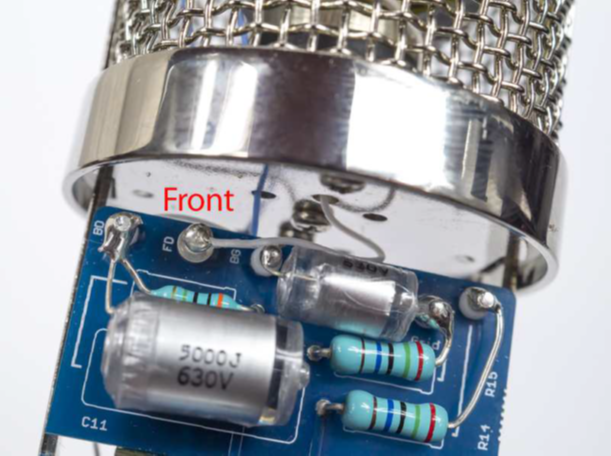 Rear blue wire connected to BG turret.